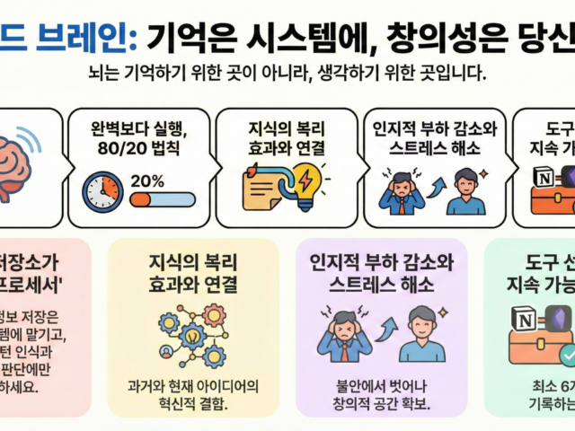 세컨드 브레인 제1장: 세컨드 브레인의 개념과 기초