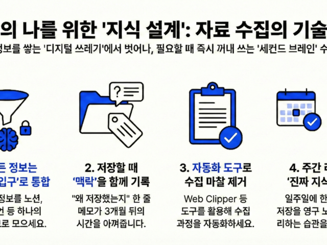 세컨드 브레인 제3장. 자료 수집의 기술