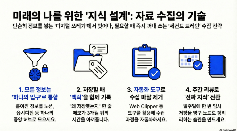세컨드 브레인 제3장. 자료 수집의 기술