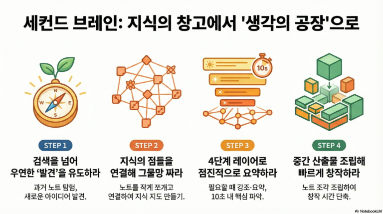 세컨드 브레인 제5장. 지식 활용과 창작 프로세스