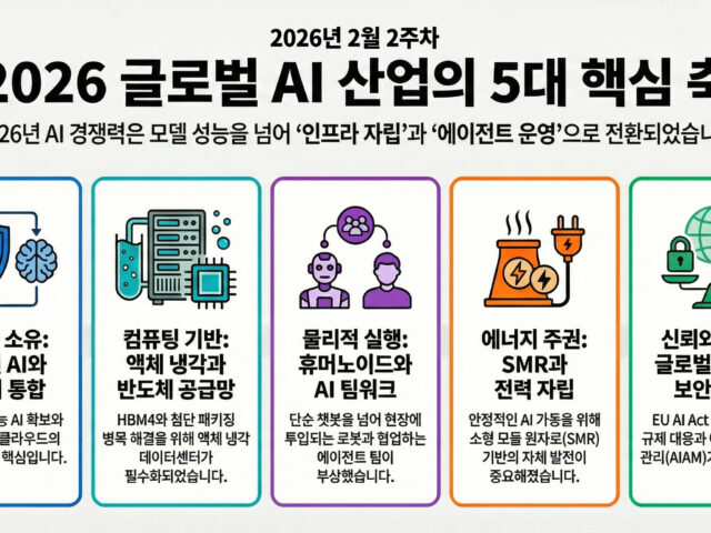 2026년 2월 2주차 글로벌 AI 산업 지형도 및 트렌드 분석