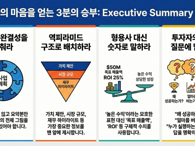 투자자에게 어필하는 Executive Summary의 중요성