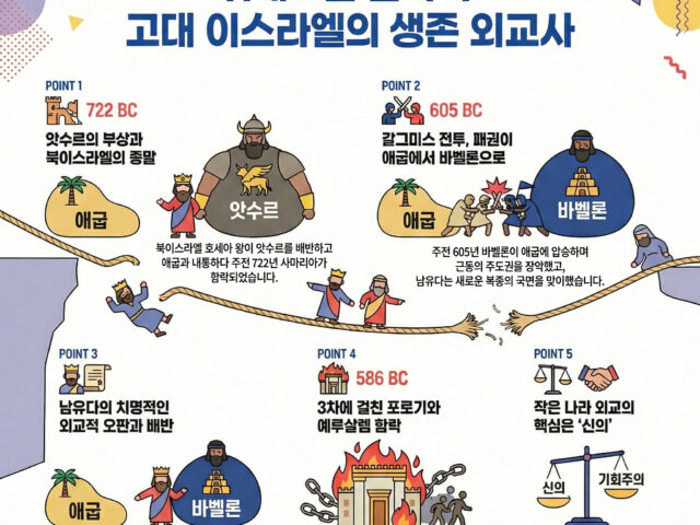 앗수르·바벨론·애굽 세력 관계와 이스라엘 외교사