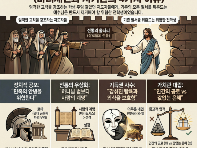 바리새인, 서기관들이 행한 예수님 배척의 현실적 고민