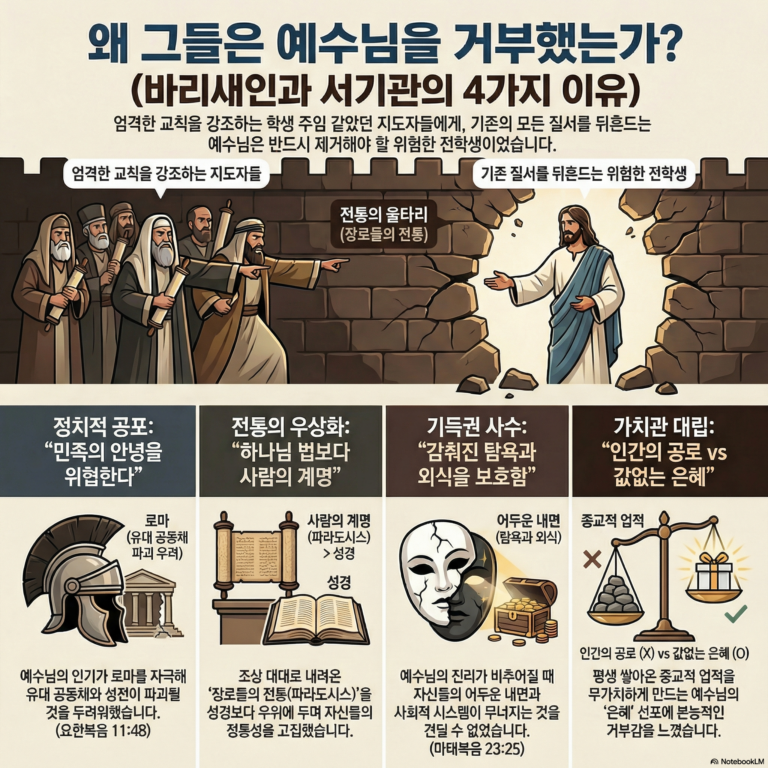 바리새인, 서기관들이 행한 예수님 배척의 현실적 고민