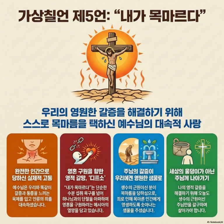 가상칠언 #5 – 내가 목마르다