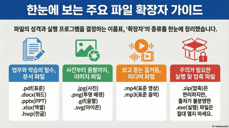 컴퓨터의 기초 – 확장자