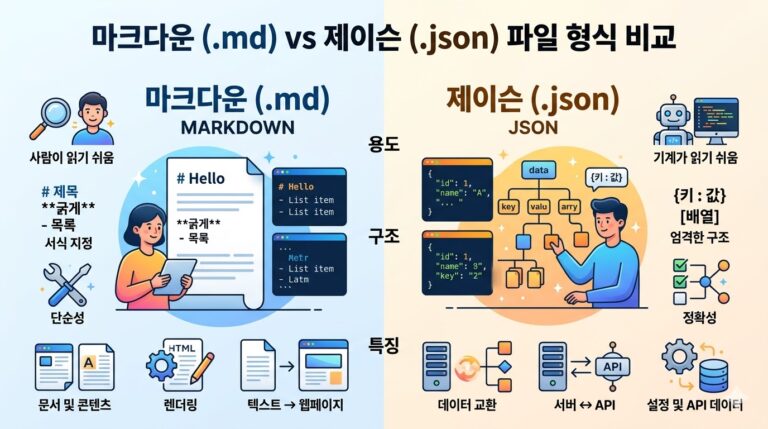 .md(Mark Down) & .json