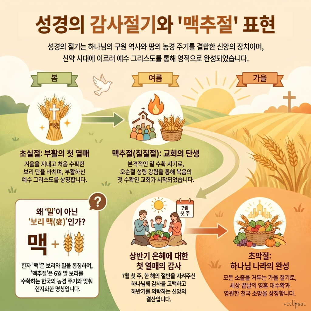성경의 추수 절기와 한국교회의 ‘맥추절’ 표현