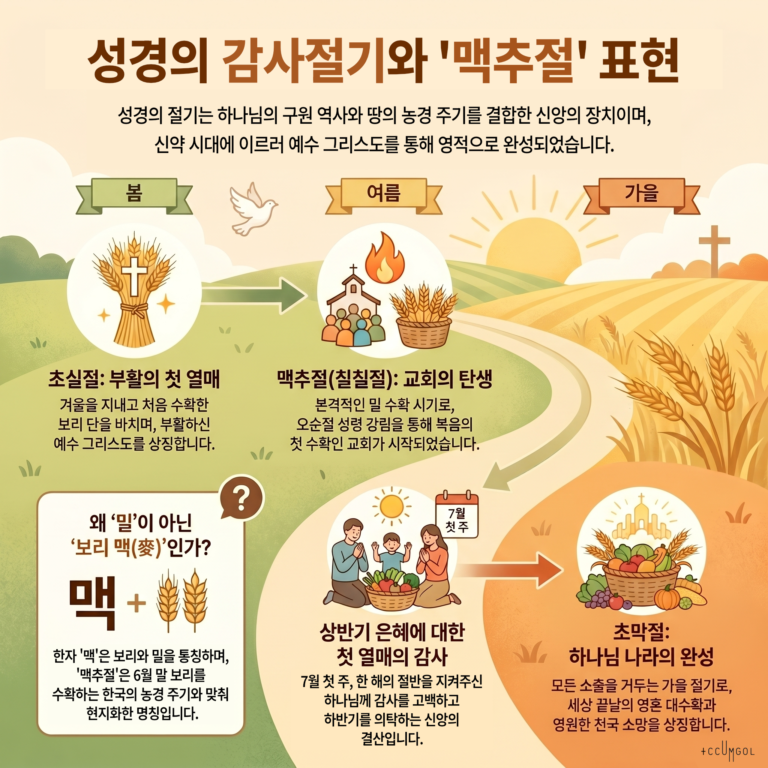 성경의 추수 절기와 한국교회의 ‘맥추절’ 표현