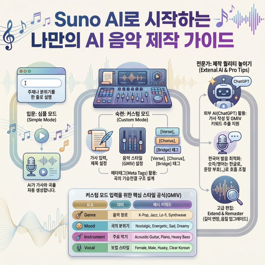 Suno AI 가이드(Detail Version)