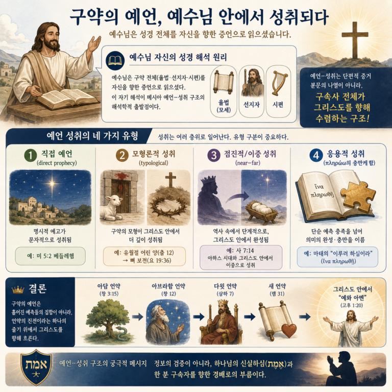구약의 메시아 예언과 사복음서에서의 성취