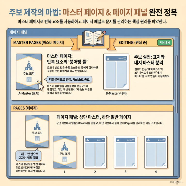 Affinity 매뉴얼 Chapter 3. 마스터 페이지 마스터하기