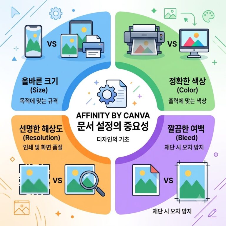 Affinity 매뉴얼 Chapter 2. 새 문서 설정 및 최적화