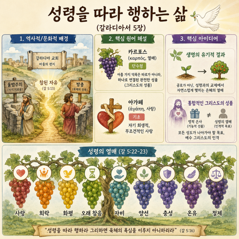 갈라디아서 5장 성령을 따라 행하는 삶