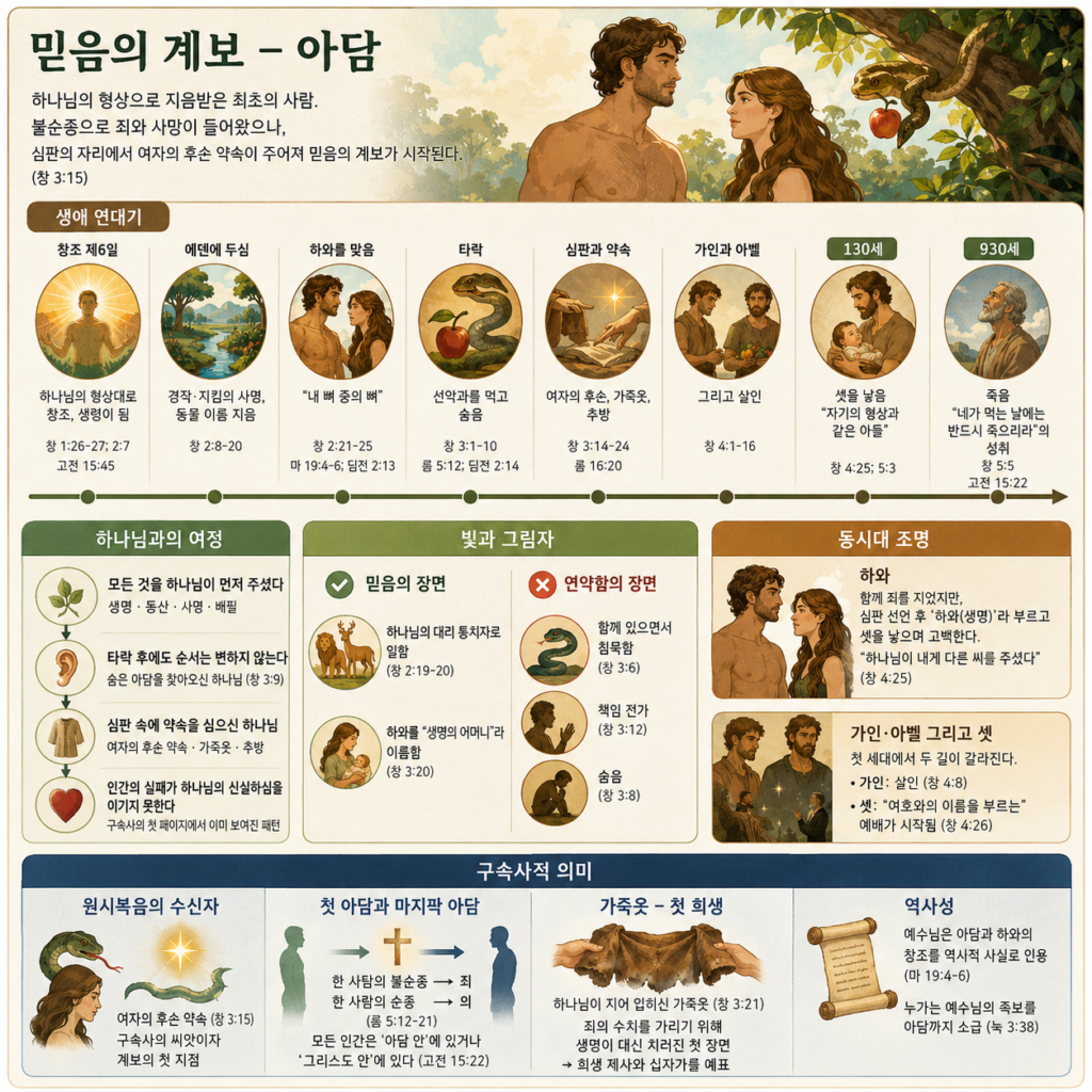 믿음의 계보 – 001. 아담