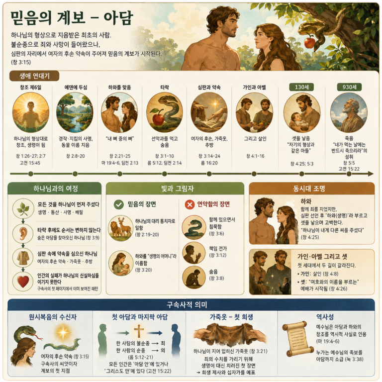 믿음의 계보 – 001. 아담