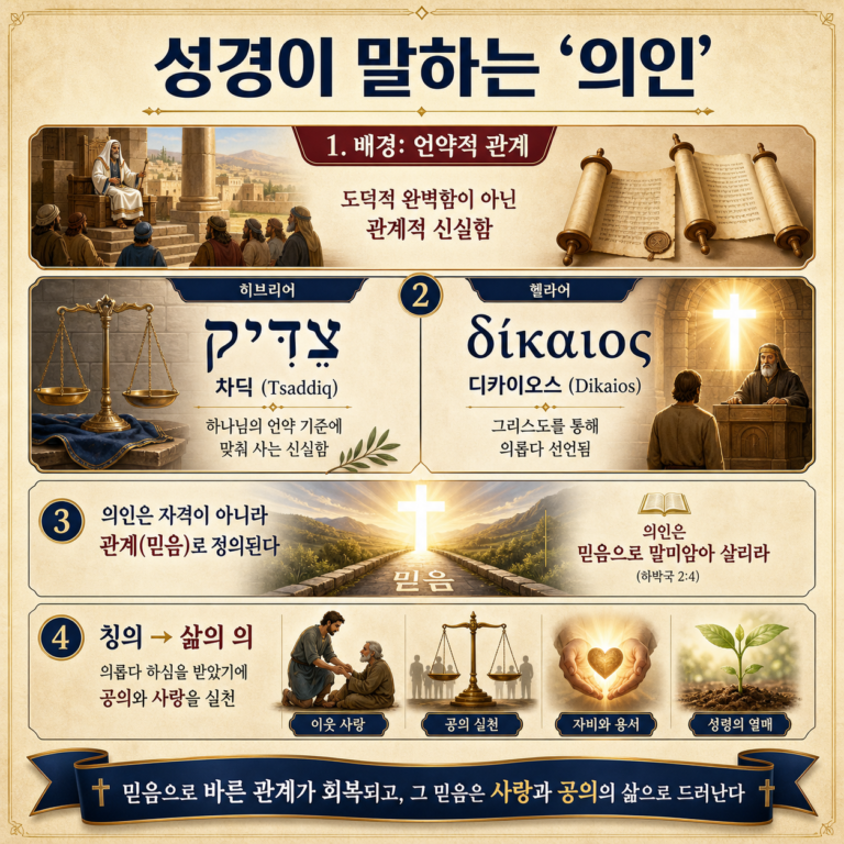 성경이 말하는 ‘의인’이란?