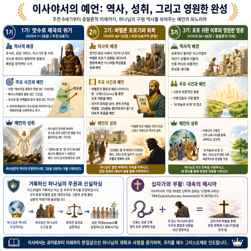 이사야서의 시간대별 사건과 예언 그리고 성취