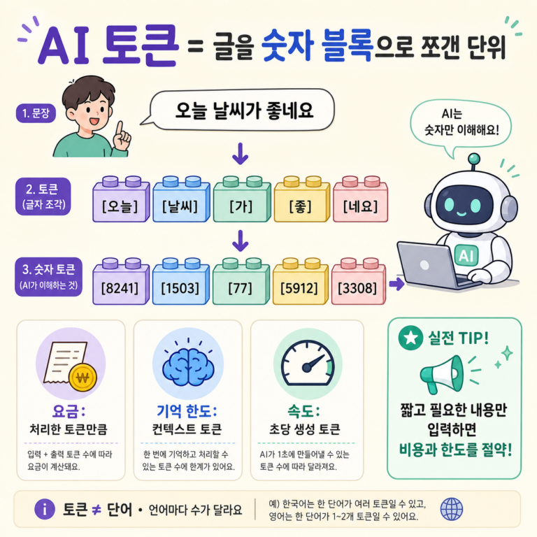 토큰이 뭐길래 — AI가 글을 읽는 단위