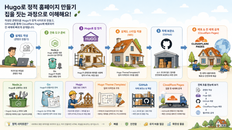 개인 홈페이지 제작부터 도메인 연결까지: 전 과정 따라하기 매뉴얼