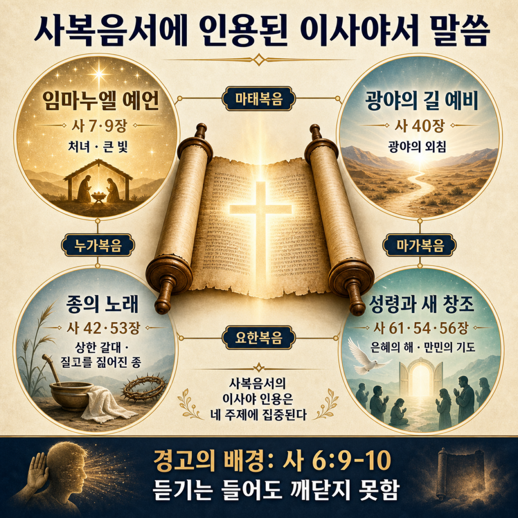 사복음서에 인용된 이사야서 말씀과 그 배경