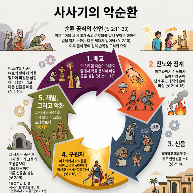 사사기의 악순환 — 원이 아니라 나선