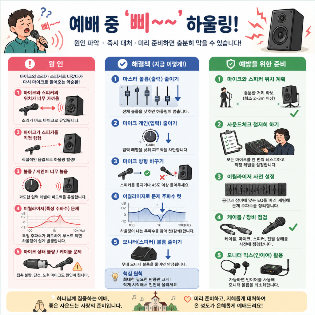 3. 축도 중에 “삐” 소리가 났다면