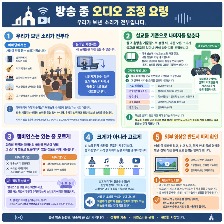 5. 시청자가 볼륨을 계속 만지는 이유